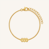 888 Prosperity Flow Chain Bracelet