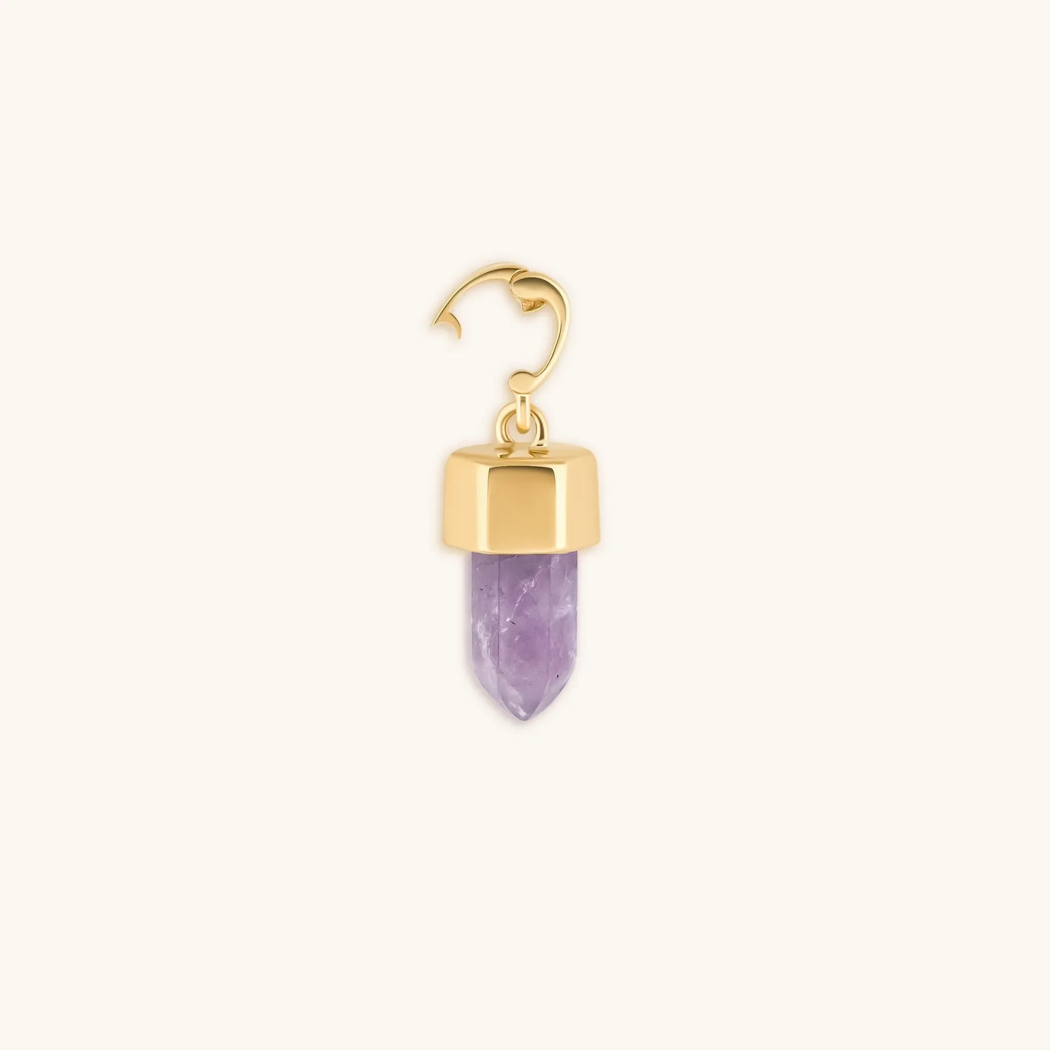 Comfort and Calm Amethyst Pointer Charm