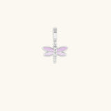 Enchanted Lilac Dragonfly Charm