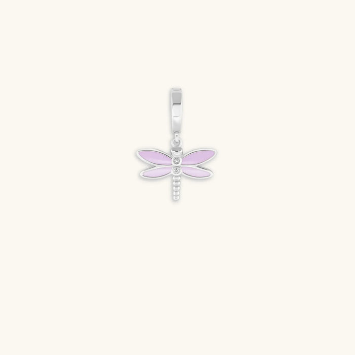 Enchanted Lilac Dragonfly Charm