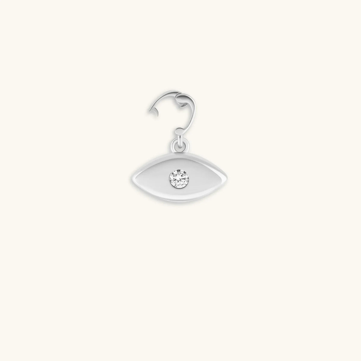 Positivity Protector - Silver Evil Eye Charm
