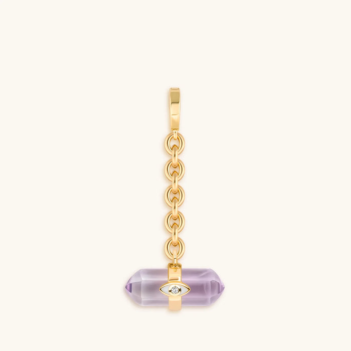 Revitalizing Dream -  Amethyst Double Pointer Charm