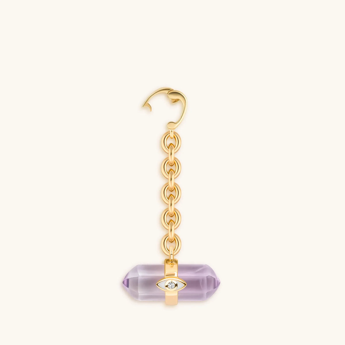 Revitalizing Dream -  Amethyst Double Pointer Charm