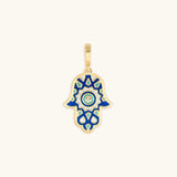 Glory & Grace Gold Patterned Hamsa Charm