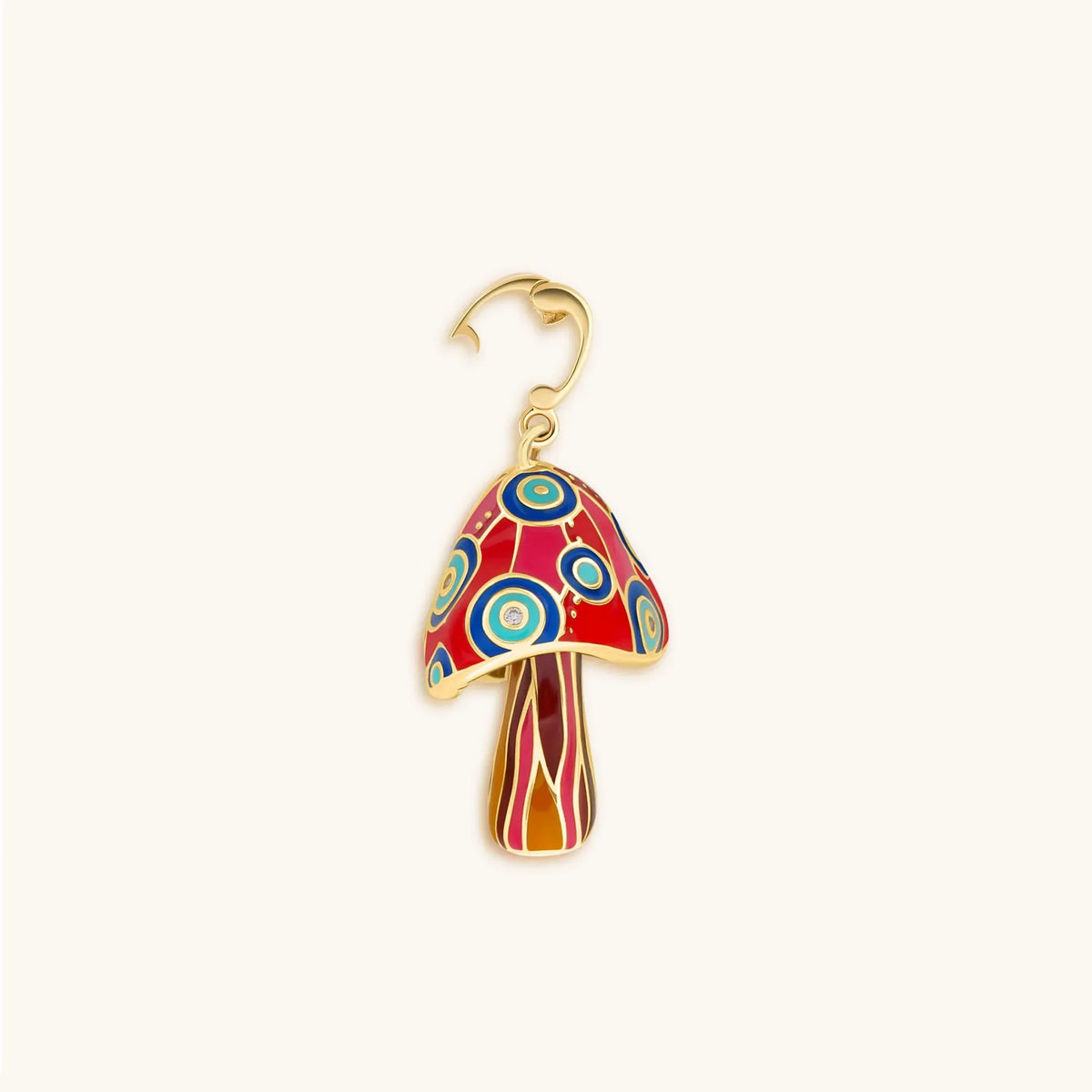 Conscious Guardian Mushroom Charm