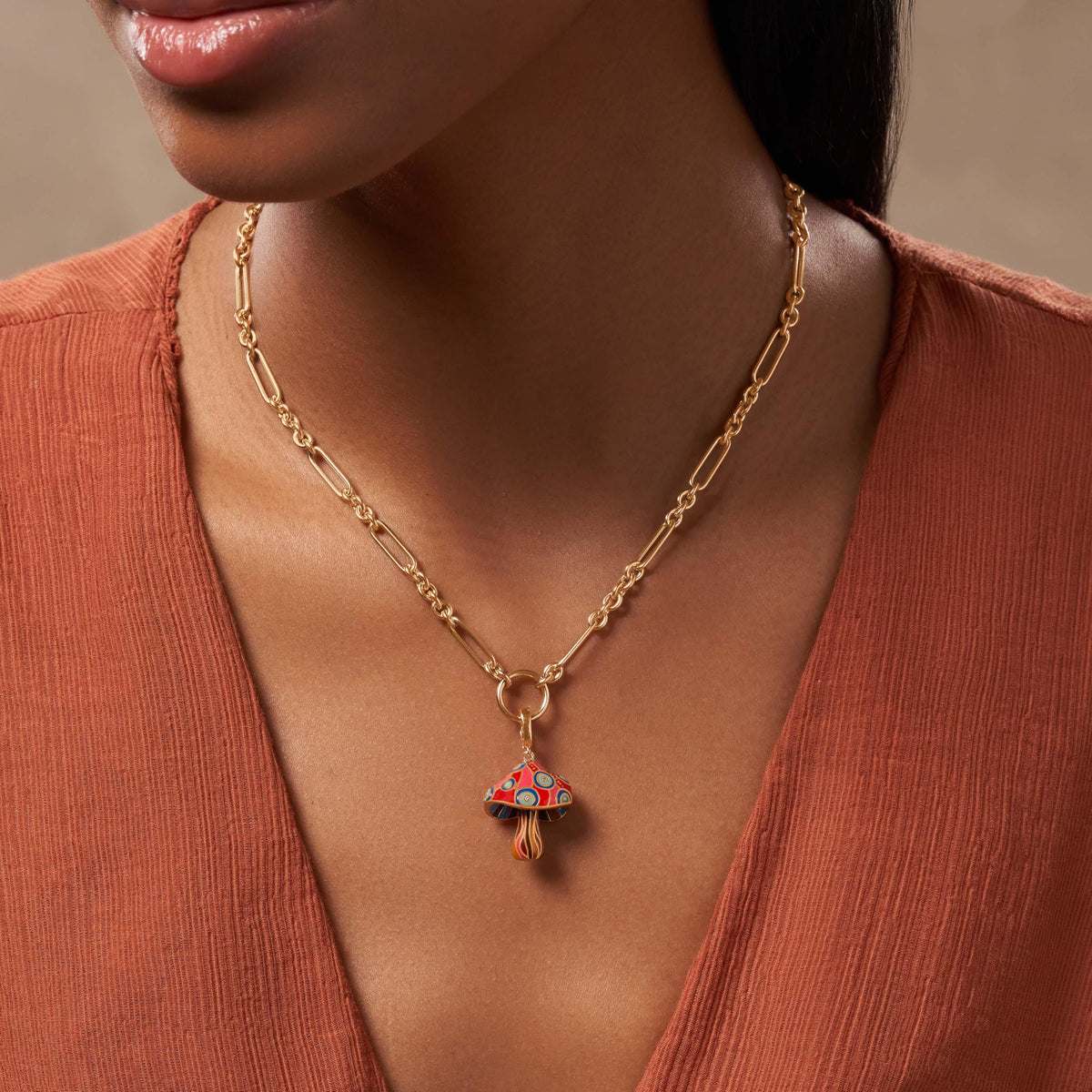 Conscious Guardian Mushroom Charm