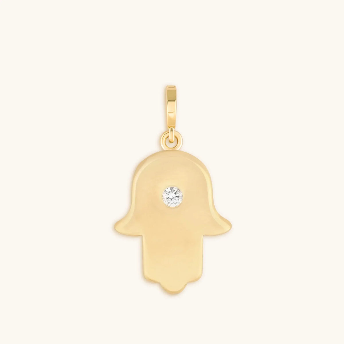 Blessed Protection Gold Hamsa Charm