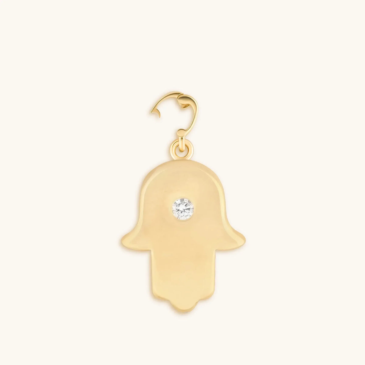 Blessed Protection Gold Hamsa Charm