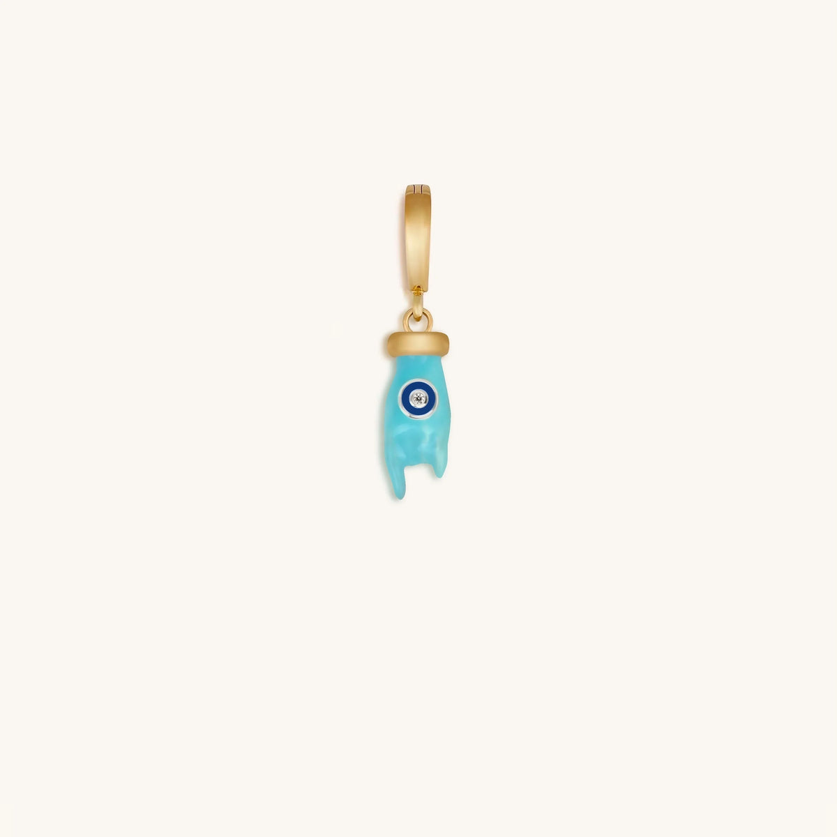 Peaceful Intentions Diamond Mal di Occhio Charm