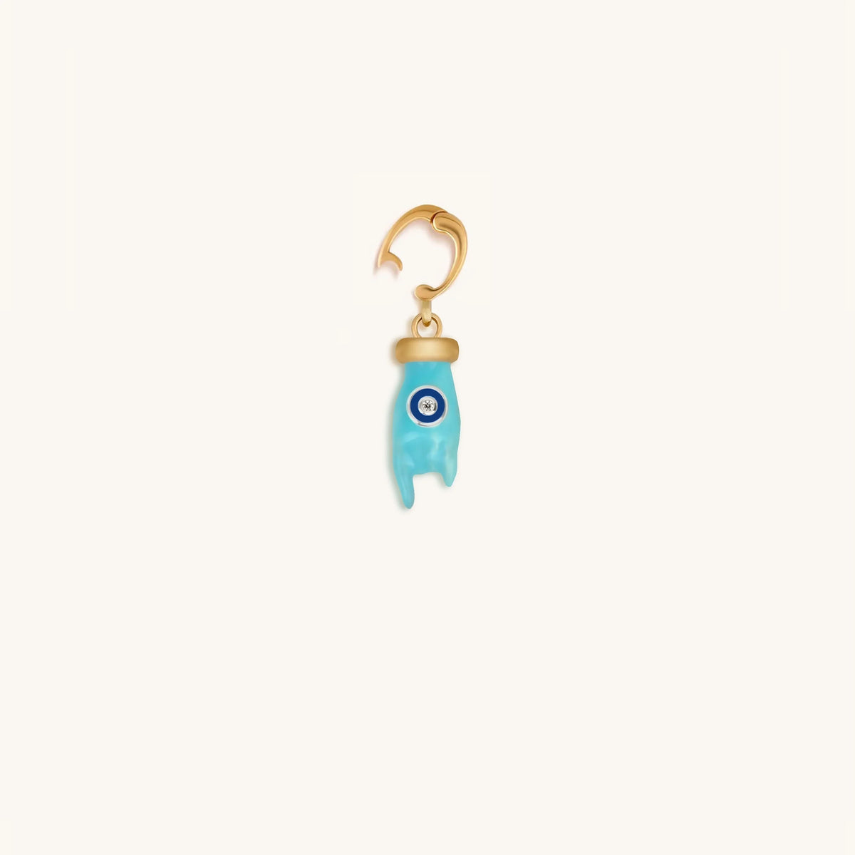 Peaceful Intentions Diamond Mal di Occhio Charm