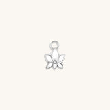 Unending Grace - Silver Lotus Earring Charm