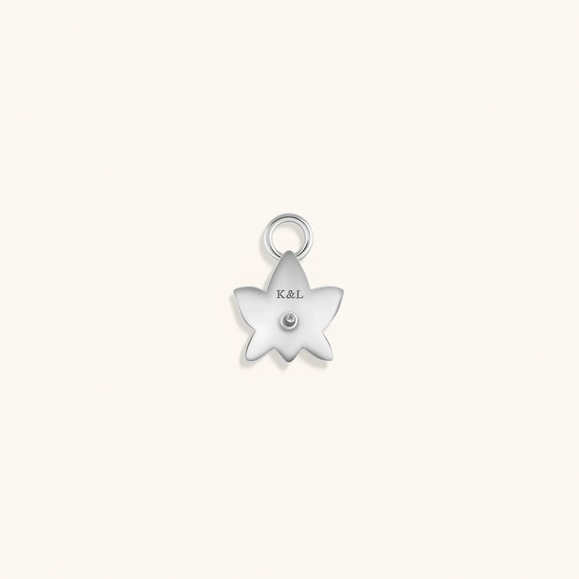 Unending Grace - Silver Lotus Earring Charm