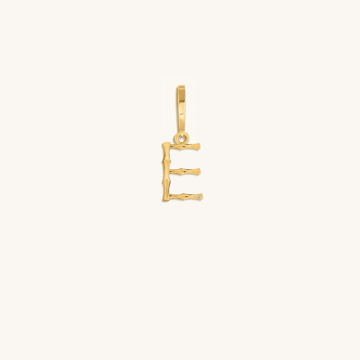Peaceful Admiration Bamboo Initial Gold Charms