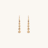 Essential Divinity - Multi Symbol Amethyst Drop Earrings