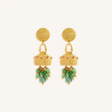 Flowing Harmony Jade Dangle Earrings
