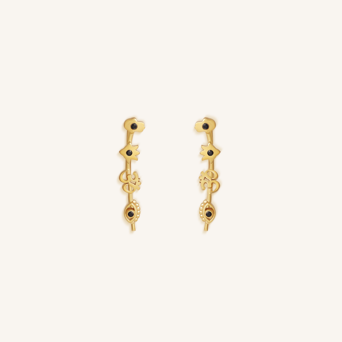 Mystic Guardians Multi-Stone Ear Climbers