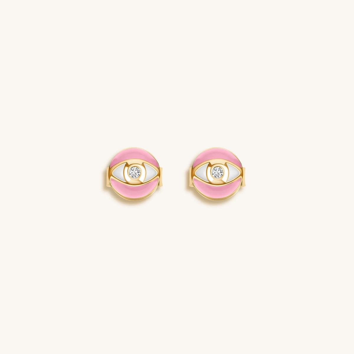Subtle Guardian Evil Eye Earrings