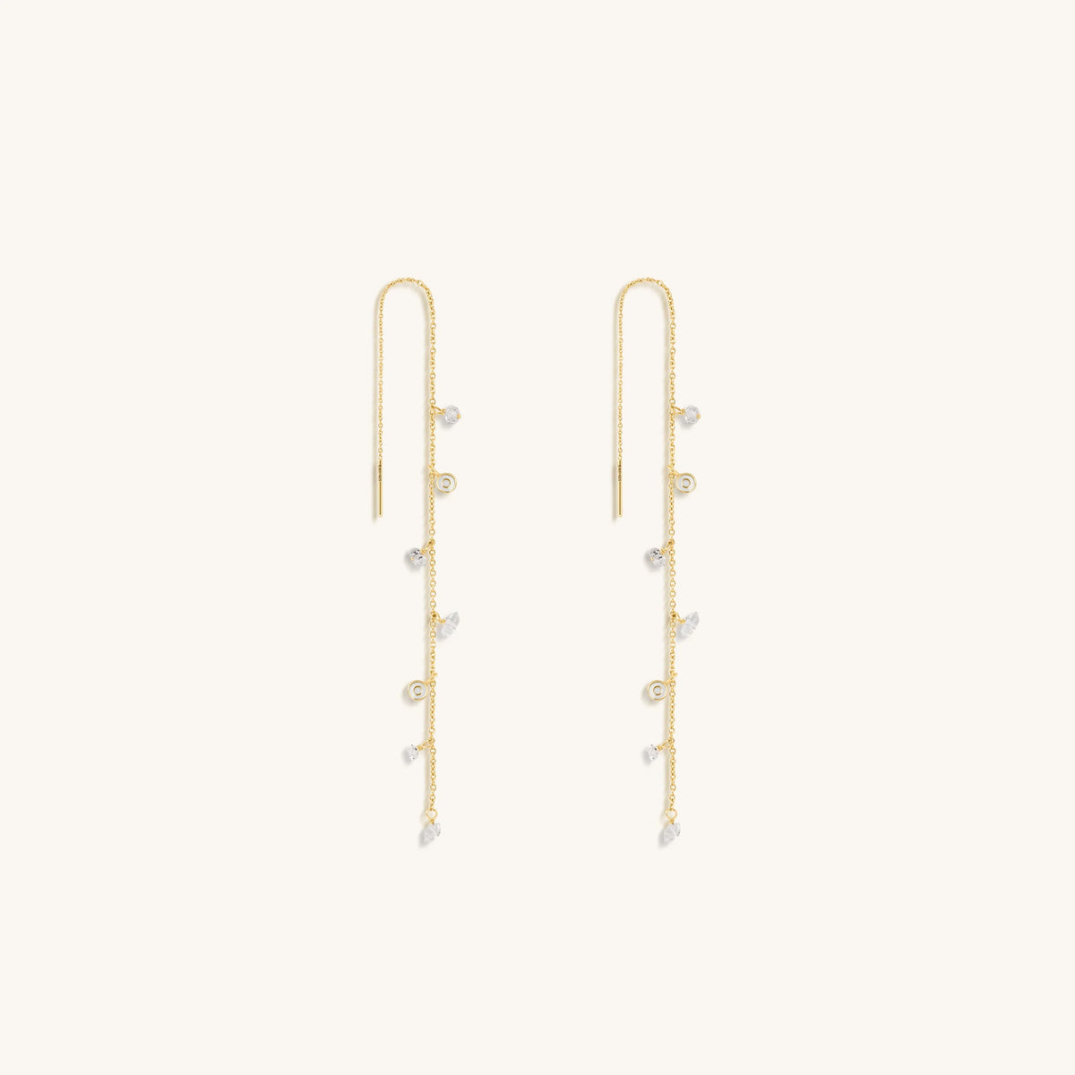 Divine Whispers Threader Earrings