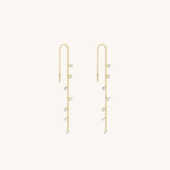 Divine Whispers Threader Earrings