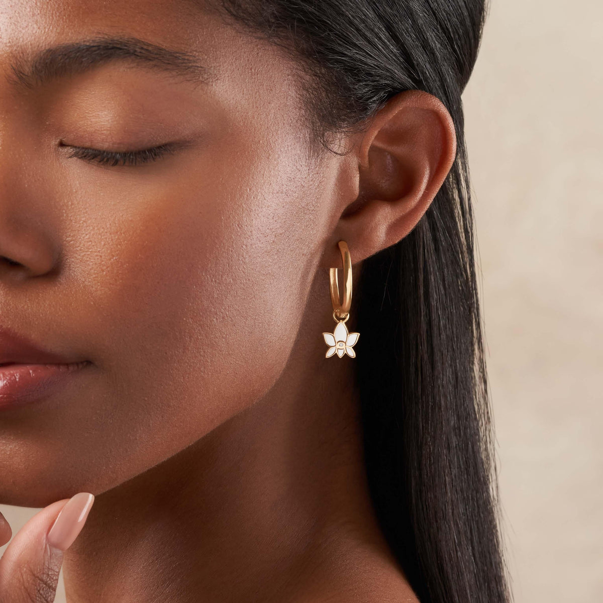 Eternal Circle Gold Hoop Earrings
