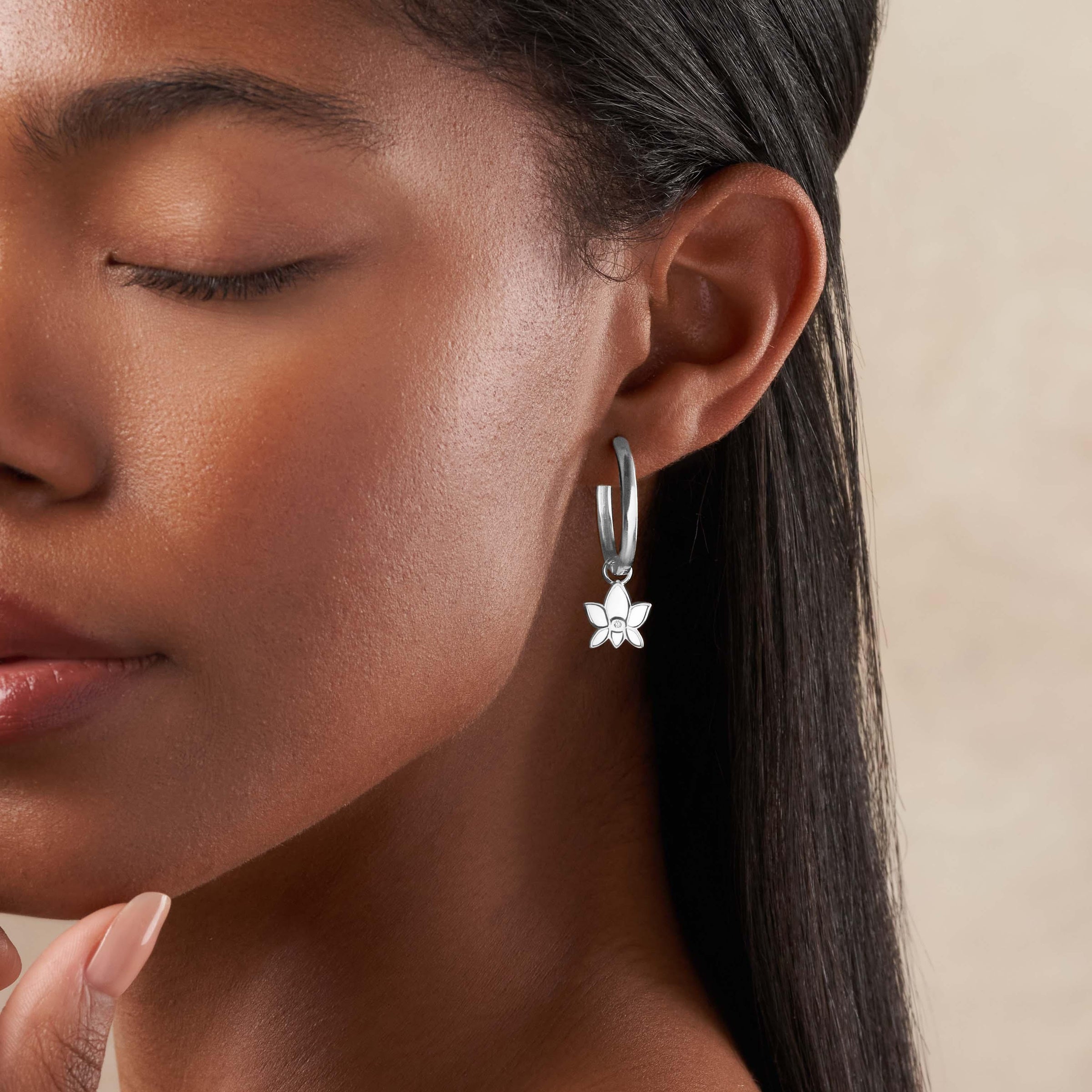 Eternal Circle -  Silver Hoop Earrings
