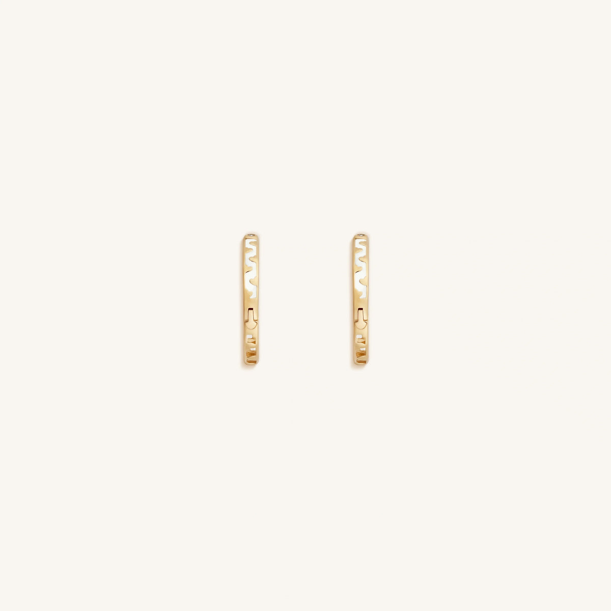 Pure Compassion Gold Heart Earrings