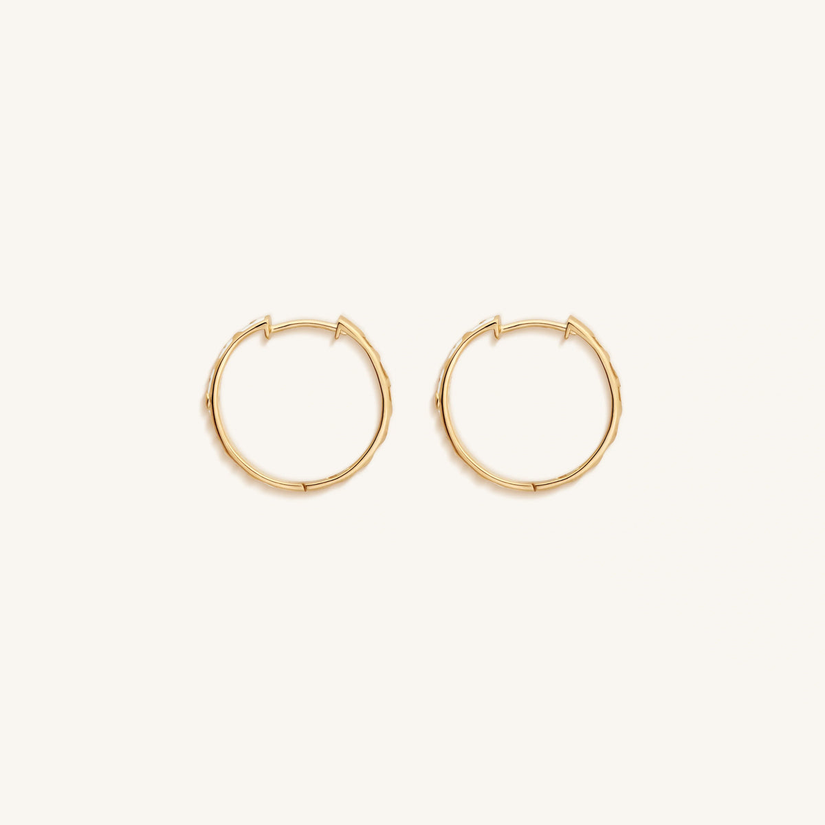 Pure Compassion Gold Heart Earrings