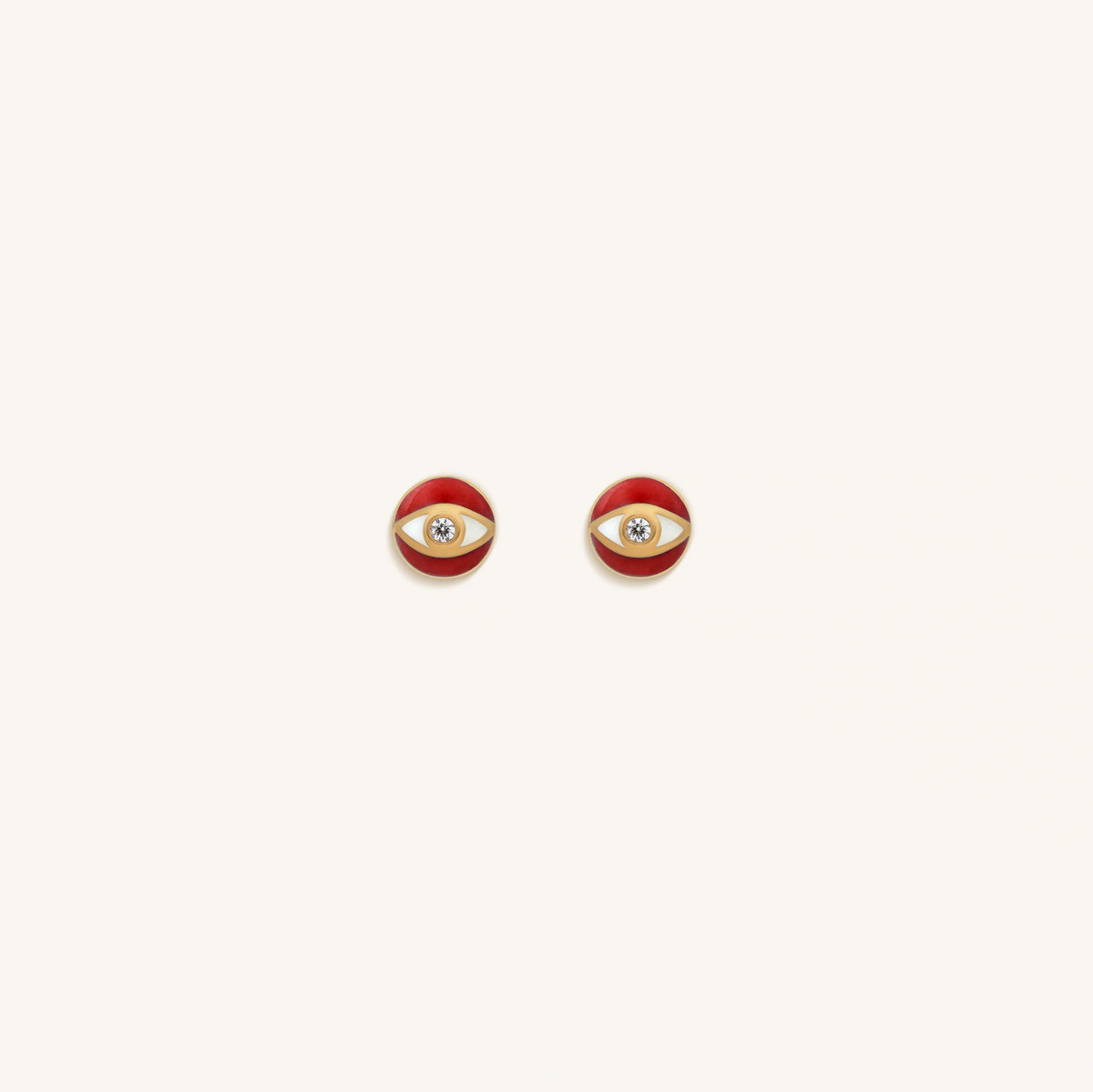 Protected Radiance Evil Eye Diamond Earrings
