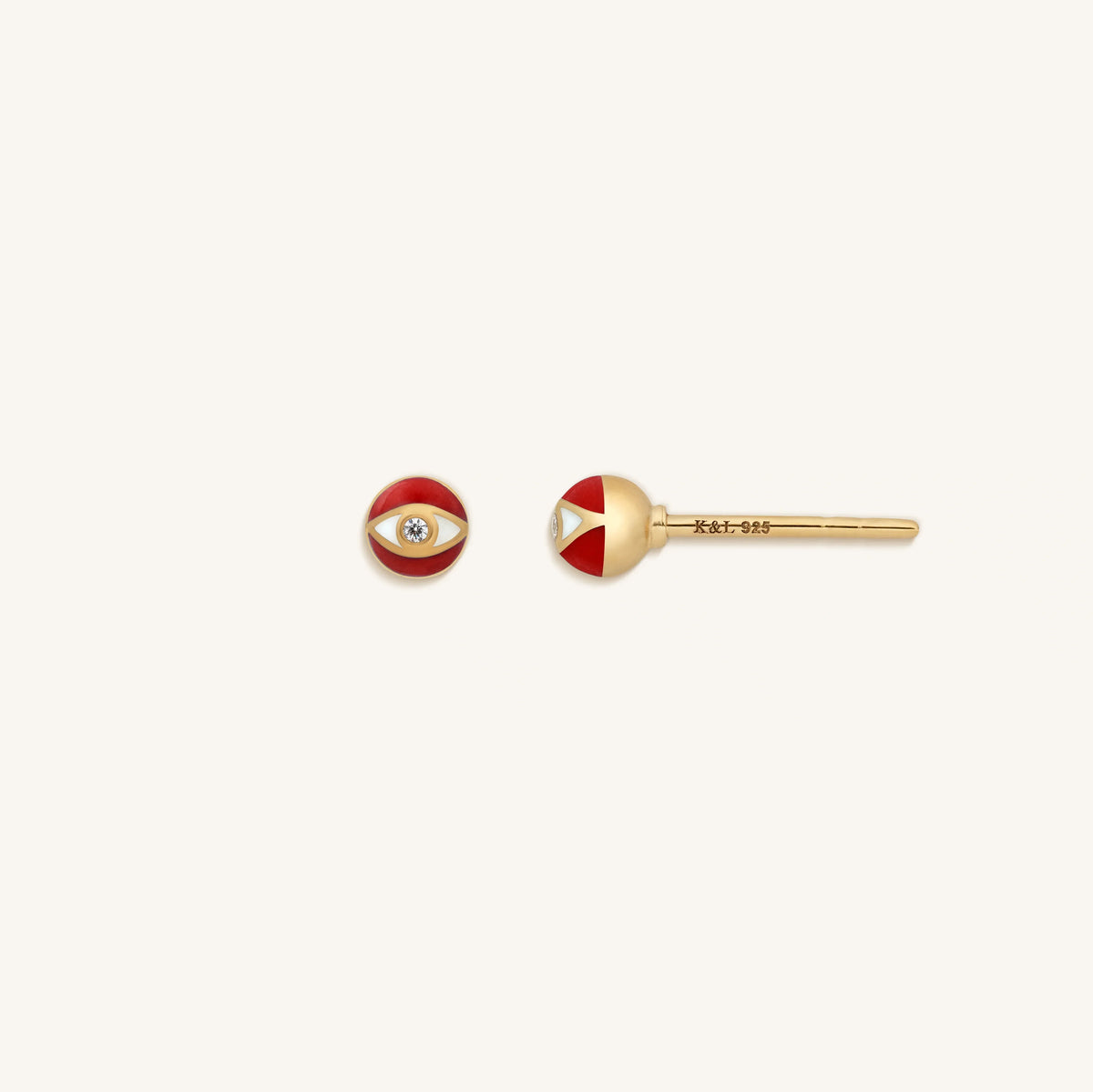 Protected Radiance Evil Eye Diamond Earrings