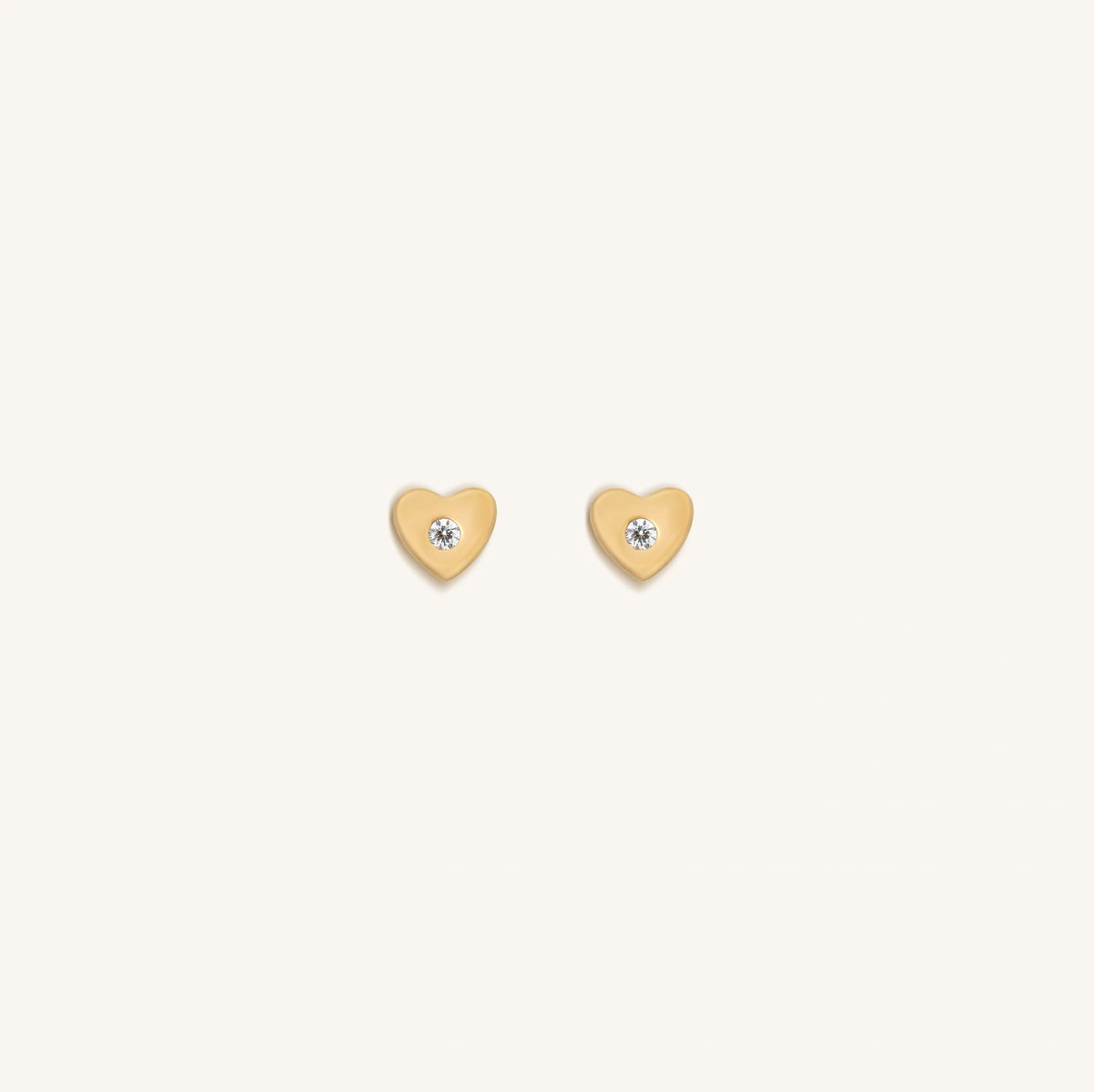 Pure Intentions Diamond Heart Earrings