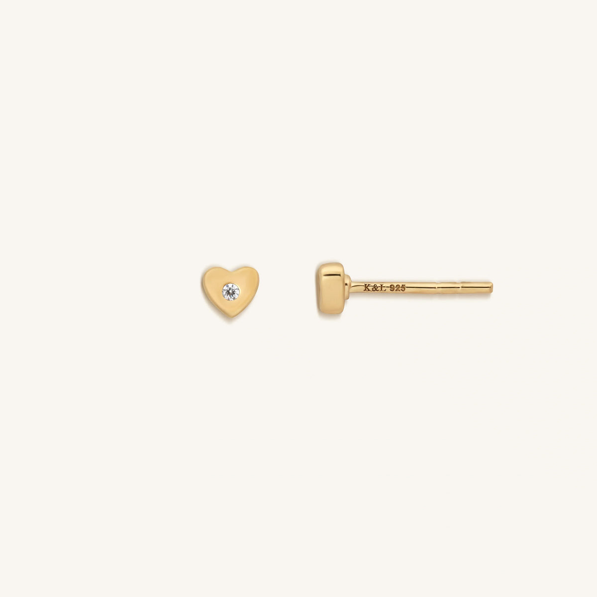 Pure Intentions Diamond Heart Earrings