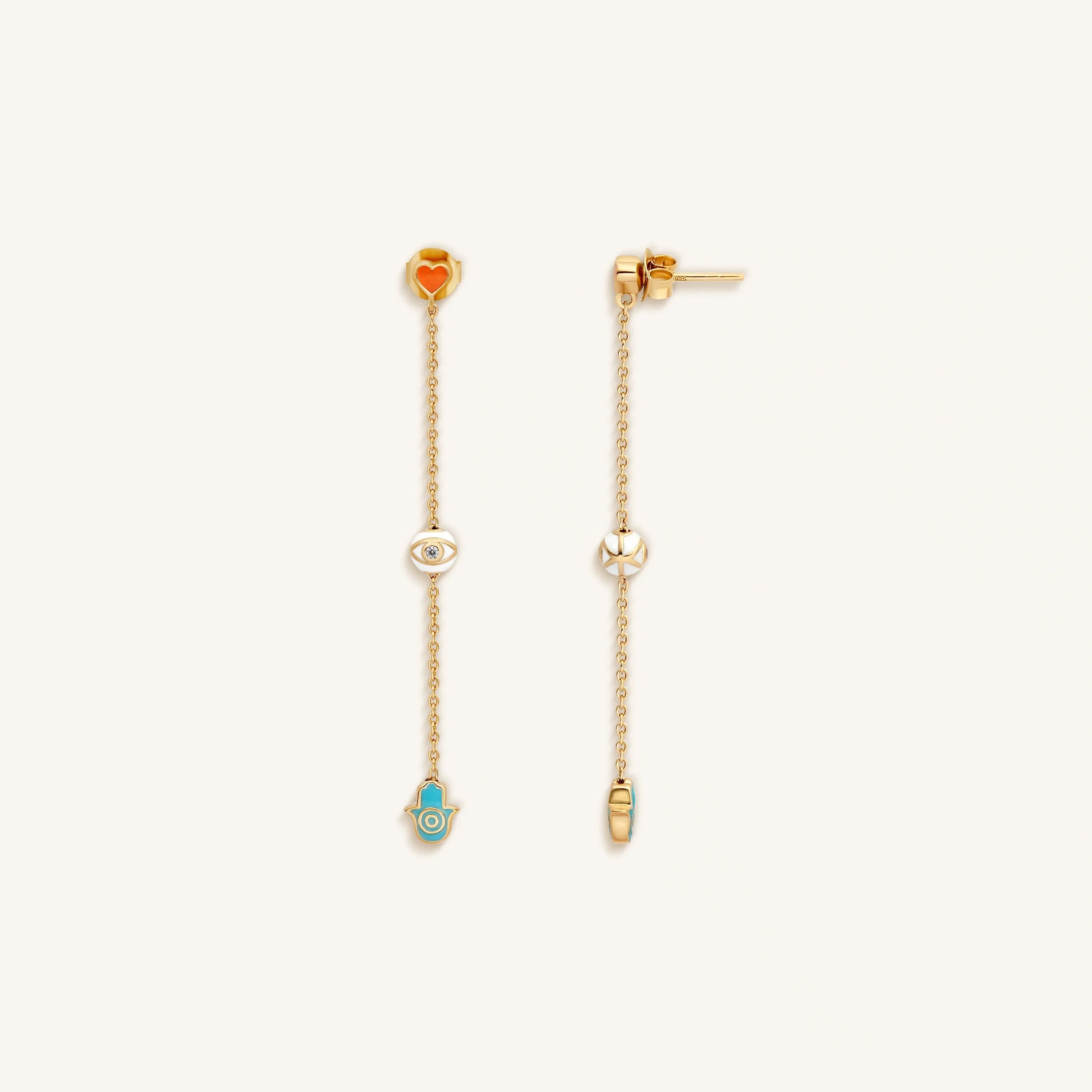 Omniscient Guardian Multi-Symbol Earrings