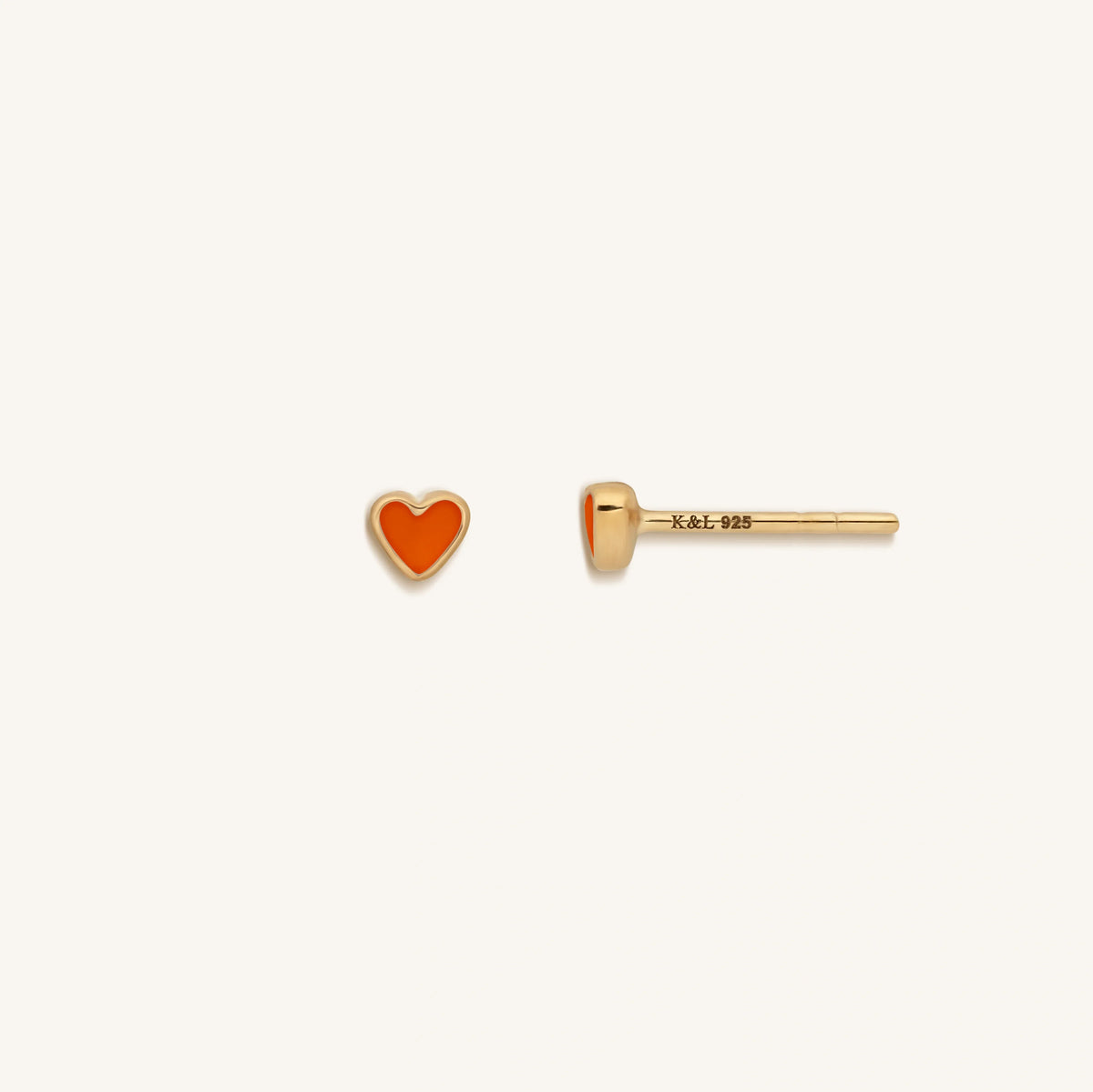 Unwavering Support Red Heart Earrings