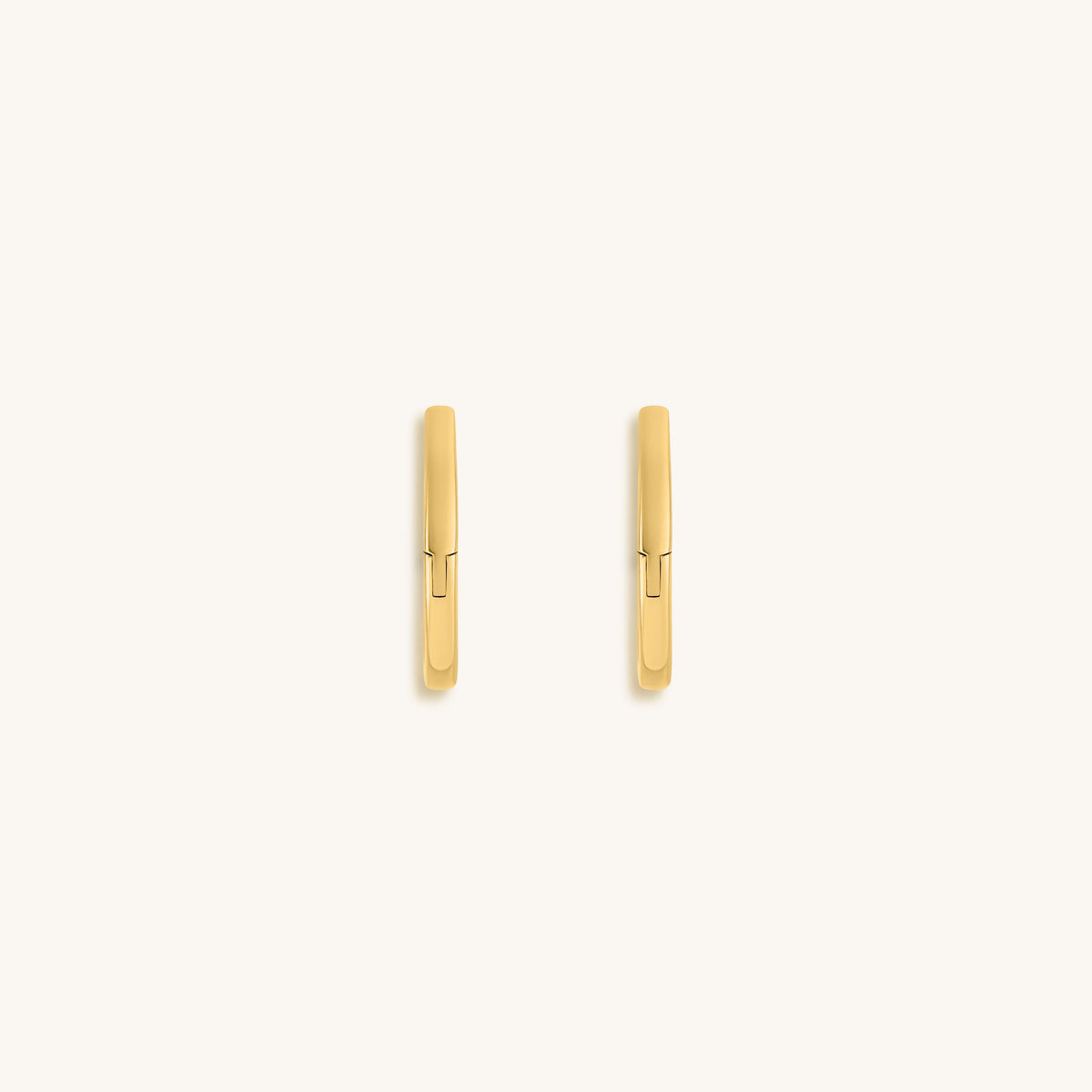 Flow of Energy Gold Hoop Earrings