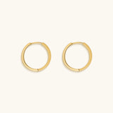 Flow of Energy Gold Hoop Earrings