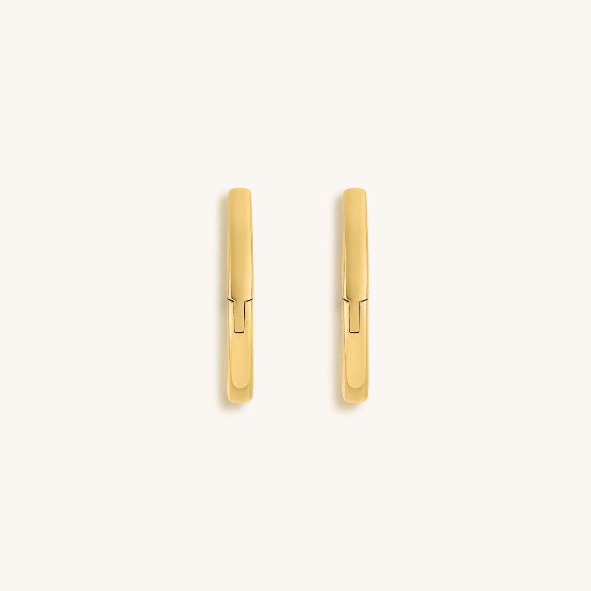 Eternal Circle Gold Hoop Earrings