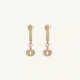 Sacred Bloom Lotus Dangle Earrings
