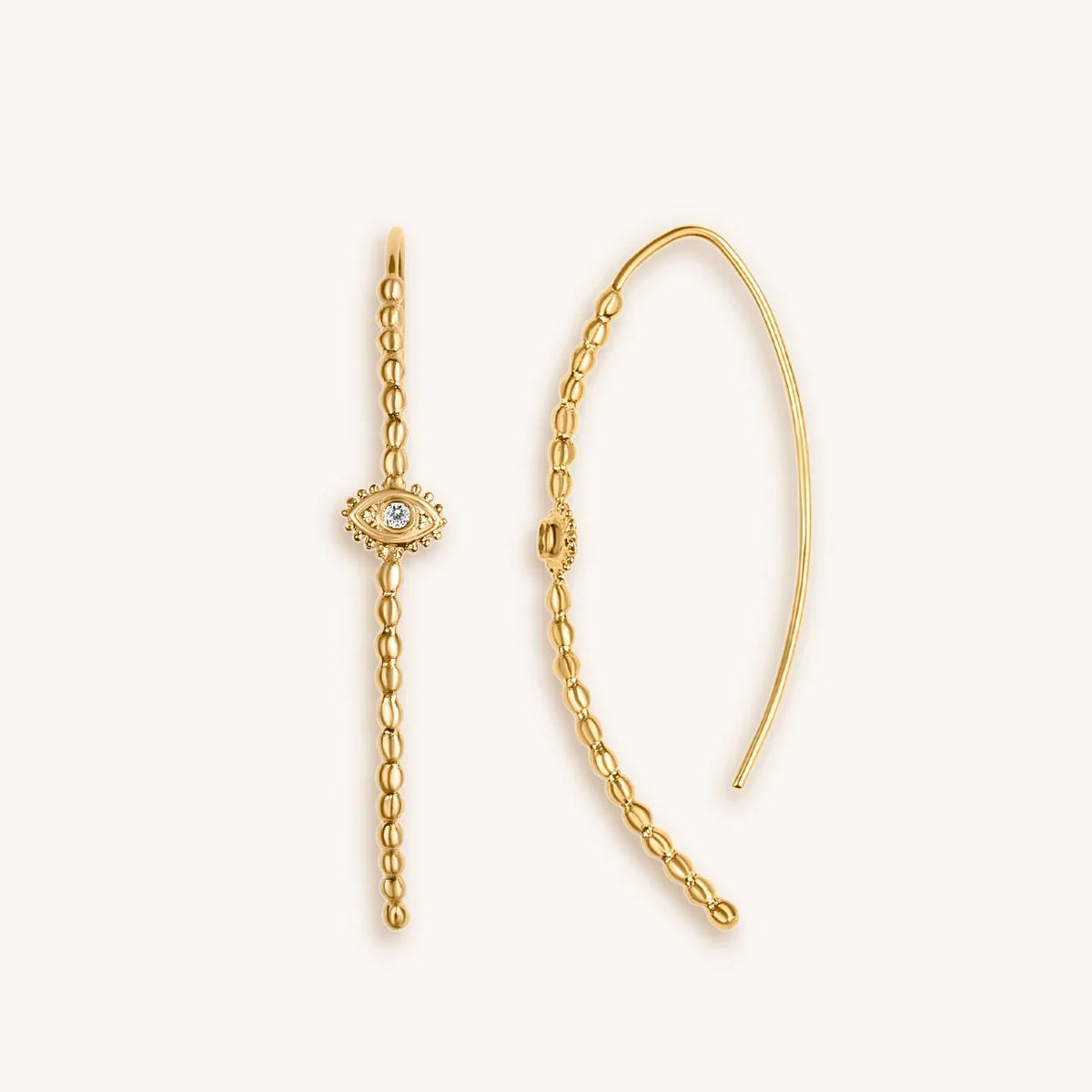 Divine Protection - Evil Eye Hoop Earrings