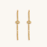 Divine Protection - Evil Eye Hoop Earrings