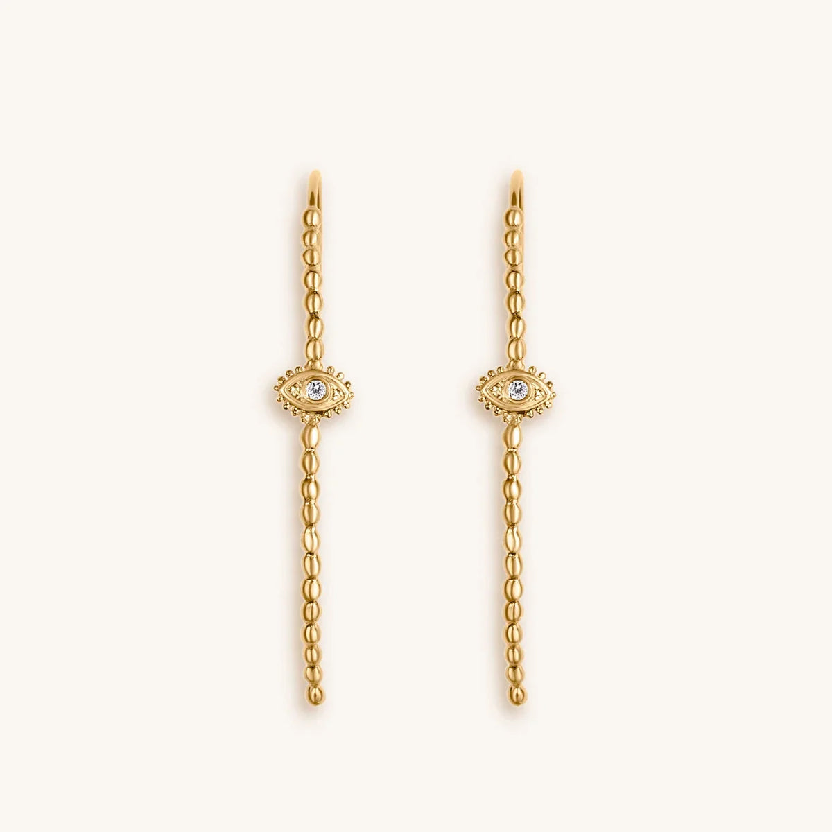 Divine Protection - Evil Eye Hoop Earrings