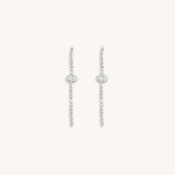 Protect Your Energy - Silver Evil Eye Hoop Earrings
