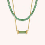 Prosperity Flow Jade Necklace Set