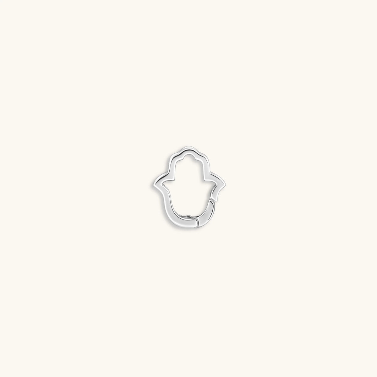 Loyal Link Silver Hamsa Lock
