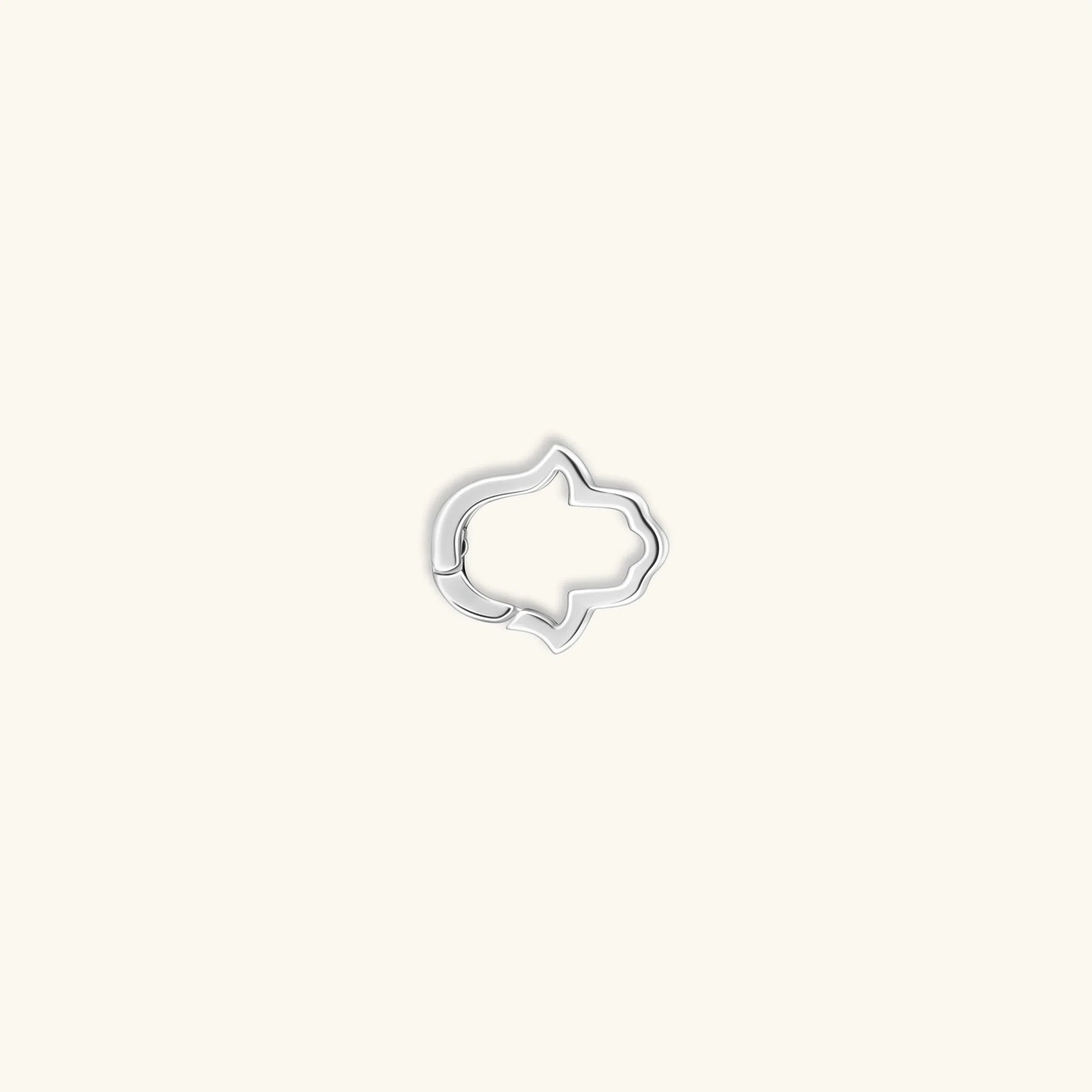 Loyal Link Silver Hamsa Lock