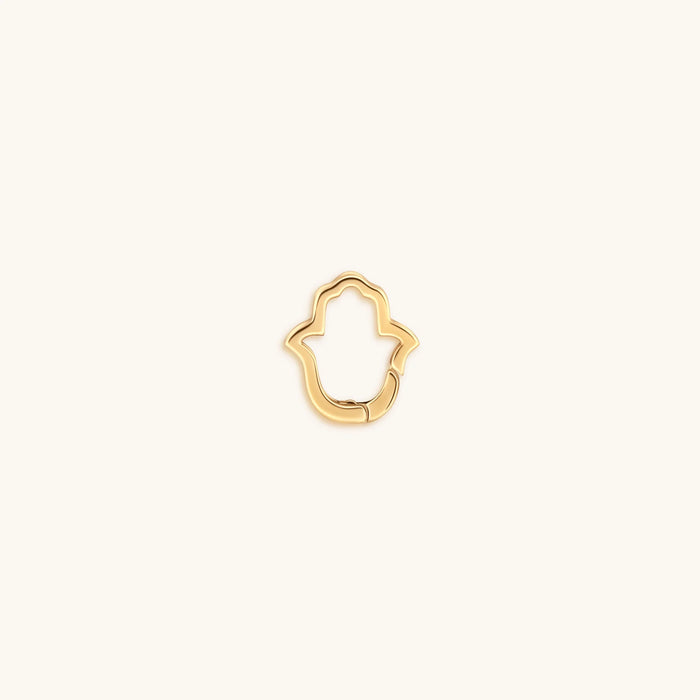 Loyal Link Gold Hamsa Lock