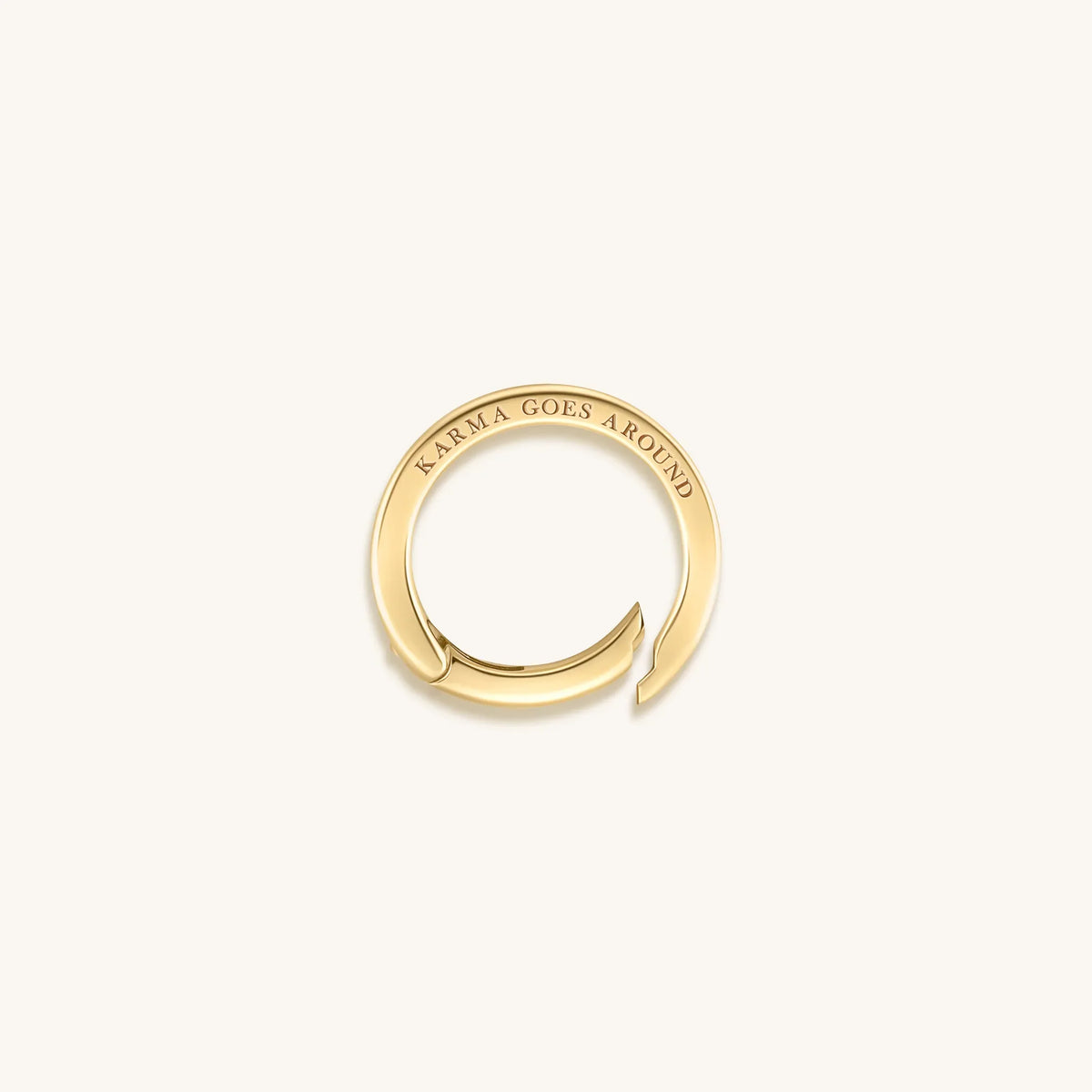 Positive Outcome - Gold Karma Circle Lock