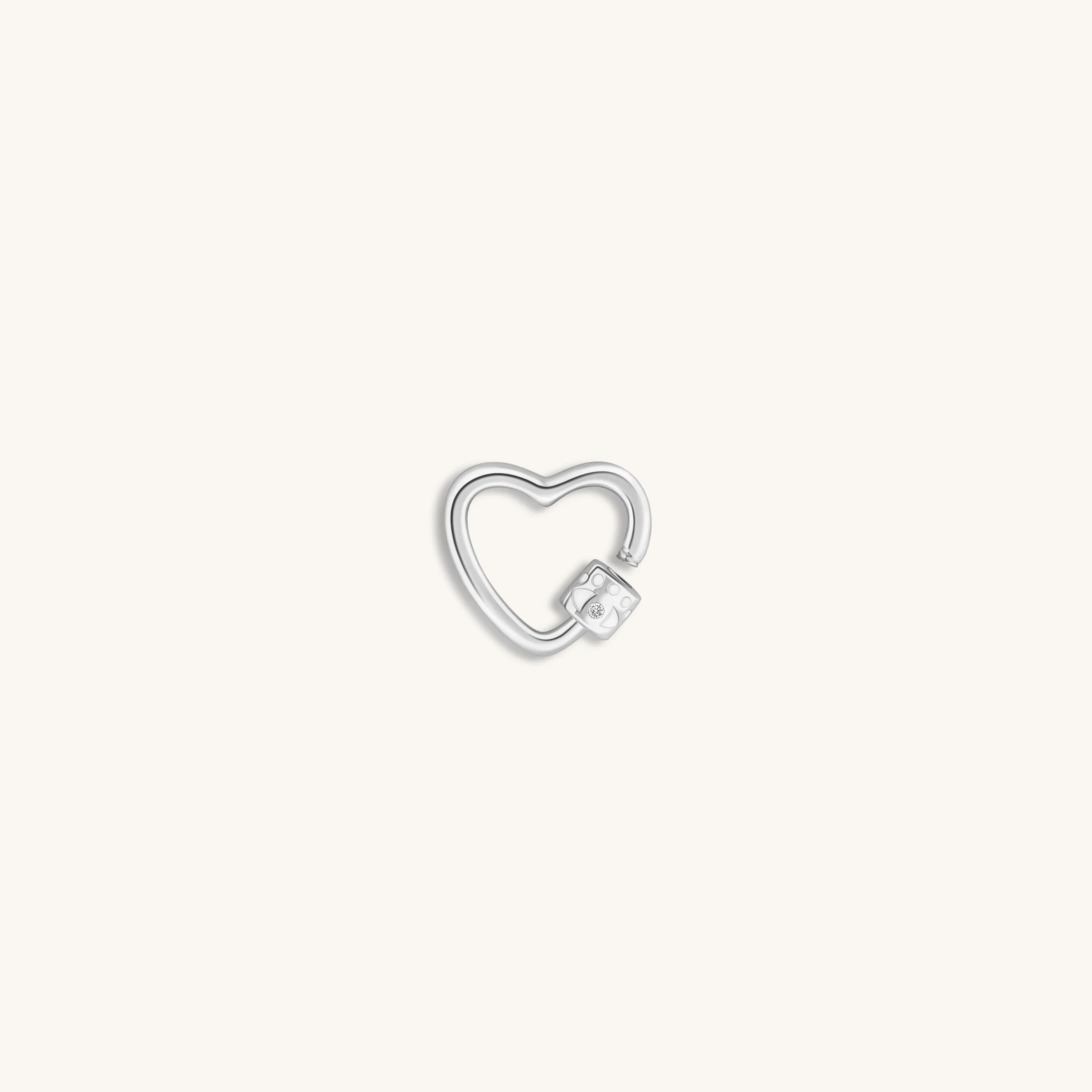 Latched in Love - Silver Heart Lock