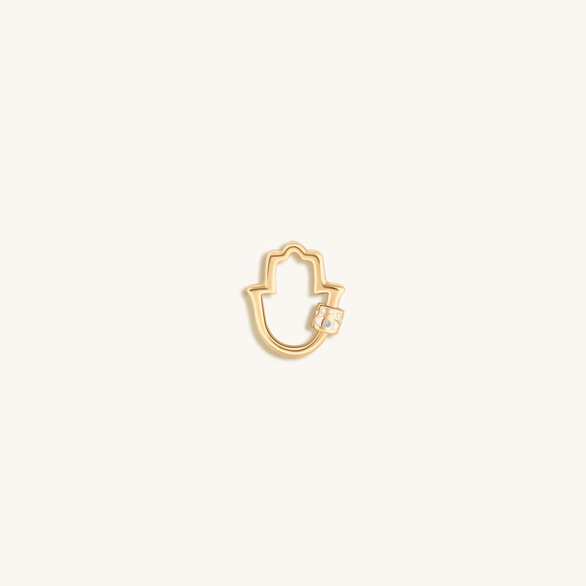 Sacred Security - Gold Hamsa Lock