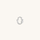 Sacred Security - Silver Hamsa Lock