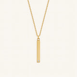 Purpose in Motion Unisex Engravable Necklace